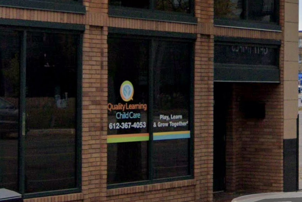 The Quality Learning Center in Minneapolis, Minnesota, allegedly exposed in the viral video.